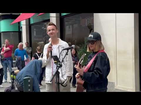 Unforgettable Encounter - WOW !!Dancing On The Moon Luke Burr Allie Sherlock Cover & Luke Burr