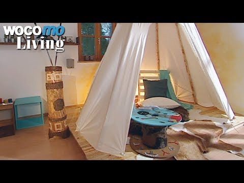 Building a teepee tent for the living room - Change of scenery (BR) | Season 9 - Episode 5