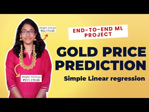 End to End Machine Learning project - Gold Price Prediction in India | Tamil