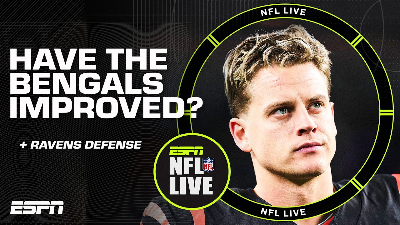 Have the Bengals improved enough to be contenders in the AFC? + Ravens defense | NFL Live
