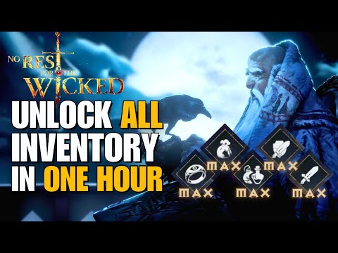 No Rest for the Wicked - How to unlock all inventory slots early and make money quick