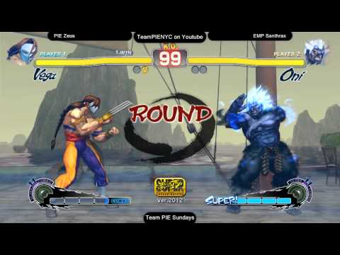 SSF4AE @ Team PIE Sundays 3/2014 - PIE Zeus (Vega) vs EMP Santhrax (Oni)