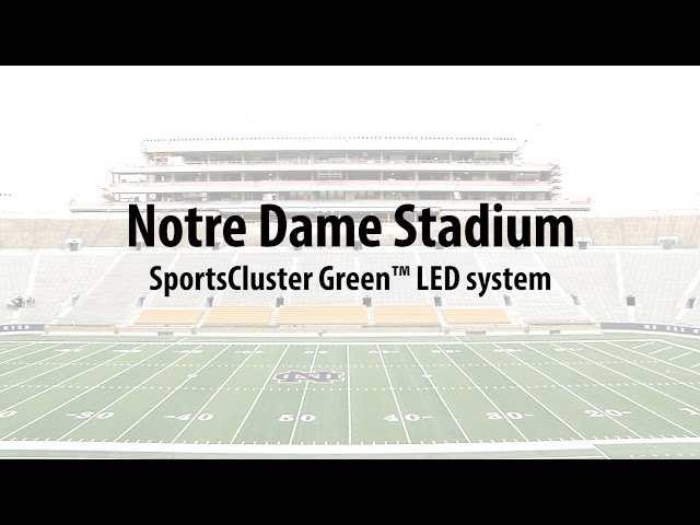 Musco Lighting at Notre Dame Stadium