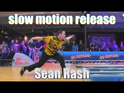Sean Rash slow motion release - PBA Bowling