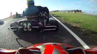 preview picture of video 'Kimbolton Karting, Rotax 177 Final onboard with Kelvyn Woodhead 11/9/11, LOTS OF OVERTAKING GoPro HD'