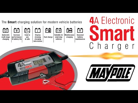 MP7423 4A 6/12V Electronic Smart Charger | Maypole Battery Chargers