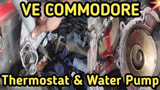Holden VE Commodore V6 Alloytec Thermostat replacement And Water Pump Replacement