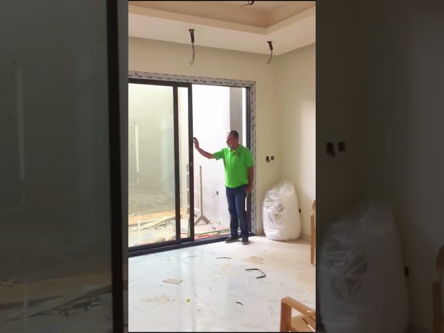 باب سحاب زجاج فولدنج