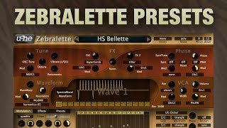Zebralette Free - Top-level presets