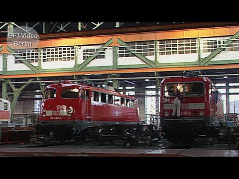 E-Lok Werk Dessau in den neunziger Jahren
