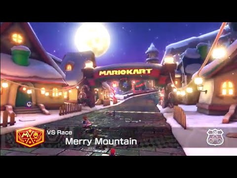 Mario Kart 8 Deluxe Tour Merry Mountain Gameplay