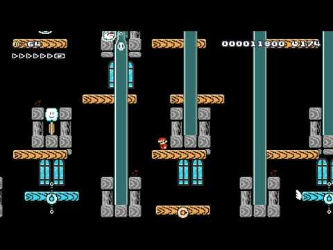 7-1 切替スイッチの館 Swap Switch Schloss by アルミ 🍄 Super Mario Maker #amk