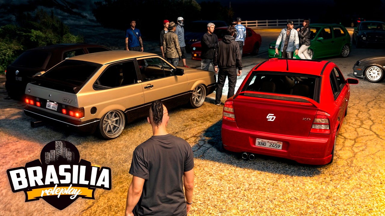 Colei na CORRIDA de GOL GTS TURBÃO - Brasilia RP FiveM