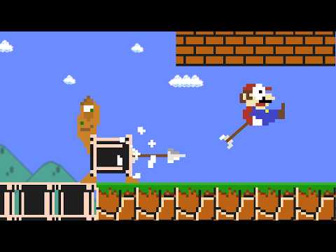 When everything Mario touches turns to Bullet Bill Blaster!