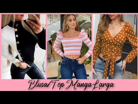 TOP/ BLUSAS MANGA LARGA SHEIN/ BLUSAS JUVENILES 2021/#BLUSAS 2021/#TOP2021