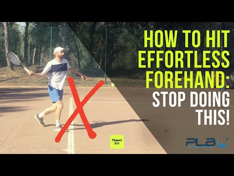 TENNIS FOREHAND: How to Hit Effortless Tennis Forehand - Stop Doing This! I JM Tennis - Online