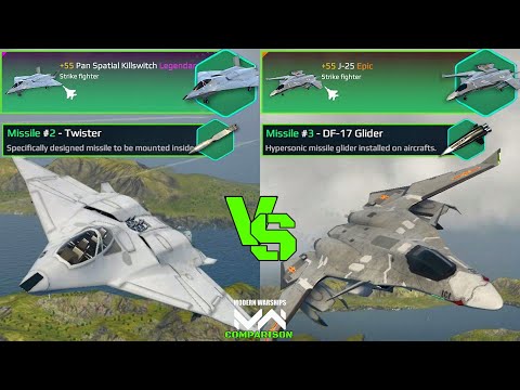 Pan Spatial Killswitch VS J-25 | Strike Fighter Comparison | Modern Warships