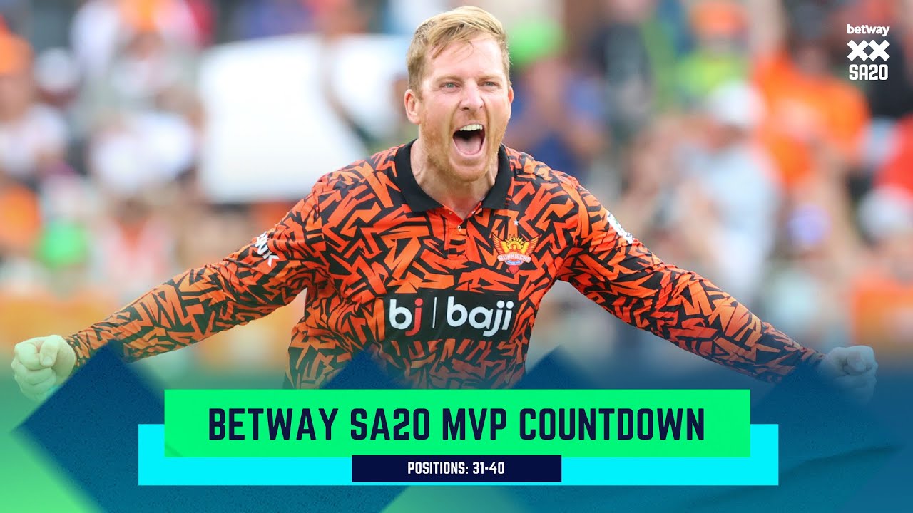 Season 2 MVP Countdown 40 to 31 | Betway SA20