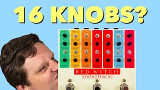Video thumbnail for The Red Witch Synthotron 3 - Synthesizer Guitar Pedal? by JHS Pedals