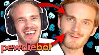 THE PEWDIEBOT IS TERRIFYING!! (Pewdiebot - Part 1)