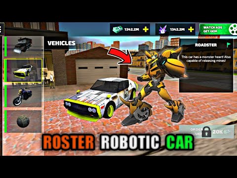 Roster Robotic Car | Rope Hero:Vice Town