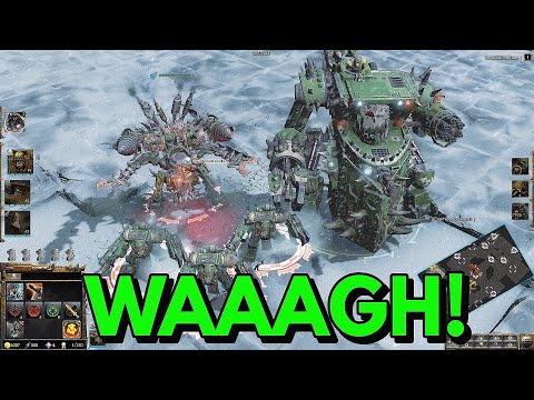 "WARHAMMER 40K BIGGEST BATTLE! Orks vs Eldar in a WAR TO THE DEATH!"