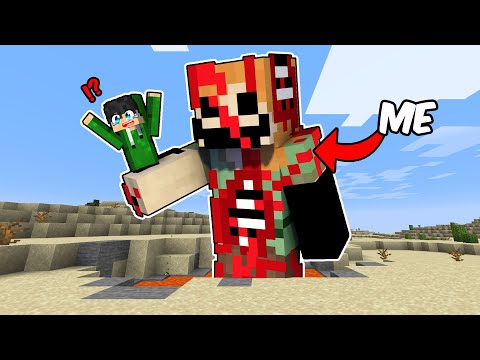 EPIC PRANK: I Turned into a Giant Monster in Minecraft!