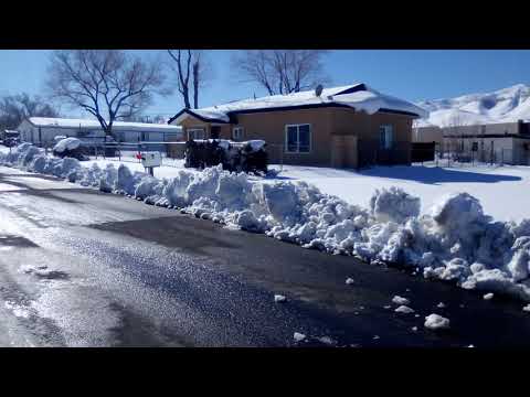 Reno Nevada winter storm aftermath.