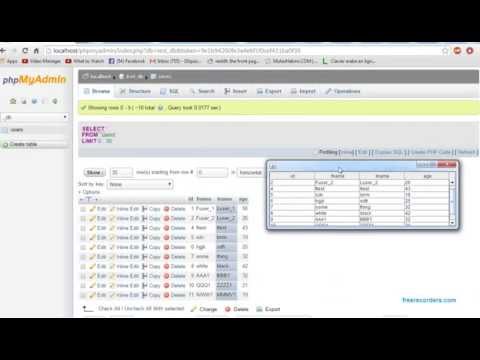 java & mysql - how to bind jtable from mysql database in netbeans [ with source code ] Video