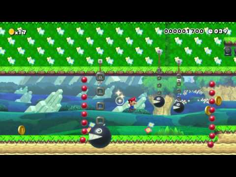 大砲の森　Cannon Woods by マヒマヒ 一SUPER MARIO MAKER一 No Commentary 1AK