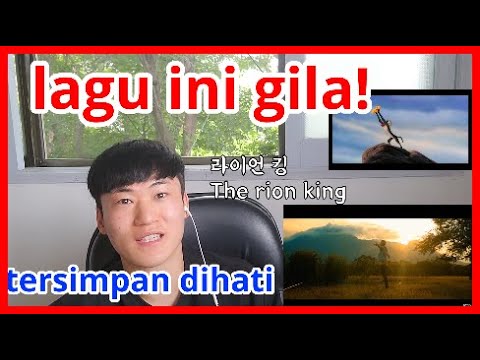 【In/Ko】[Real Reaksi korean] TERSIMPAN DI HATI - Eka Gustiwana  - reaction video