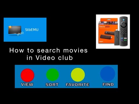 How To Search in Videoclub in Stb Emu app| Firestick 4K| Configure Blue Button in Stb| Step by Step