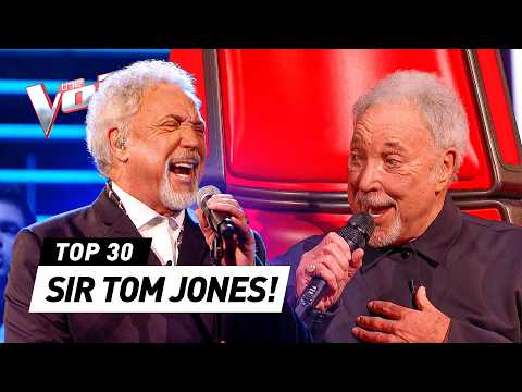 Best Moments and Performances of Sir TOM JONES on The Voice!