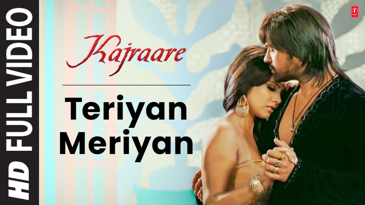 Teriyan Meriyan Lyrics | Kajraare | Shreya Ghoshal, Himesh Reshammiya | Himesh Reshammiya