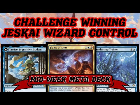 CHALLENGE WINNING JESKAI WIZARD CONTROL! Legacy Blue-White-Red Control deck MTG