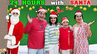 24 HOURS WITH SANTA CLAUS | Merry Christmas | Family Christmas Celebration | Aayu and Pihu Show