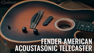 Video thumbnail for Fender American Acoustasonic Telecaster Demo & Review | Guitar.com by Guitar