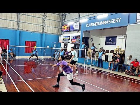 ADITHYAN & AARON VS ARJUN & ANOOP:ALL KERALA C-CATEGORY TOURNAMENT#badminton #bwf #tournament 
