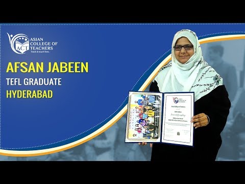 Teacher Training Course Teaching English As Foreign Language- Feedback Afsana