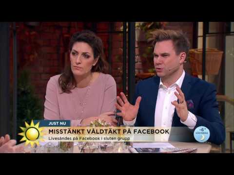 Efter livesändning av våldtäkt: "Ingen lag som hindrar spridningen" - Nyhetsmorgon (TV4)