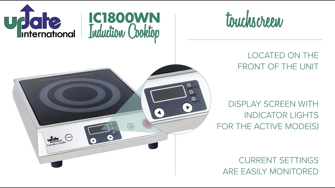 Update Countertop Commercial Induction Cooktop