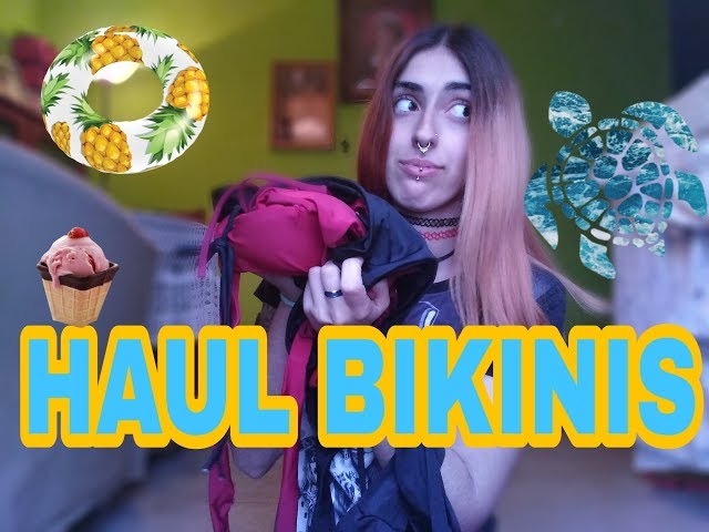 Vídeo relacionado con PARUPRUP Conjunto de Bikini para Mujer Tres Puntos Push Up Microbikini Tirantes Finos Brasileño Tankini Elástica Tanga Sin (FR/ES, Letras, Talla única, Regular, Regular, Negro)