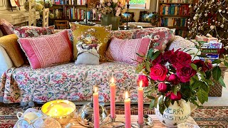 Final Cottage Sitting room Christmas tour on Twelfth Night