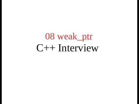 weak_ptr C++