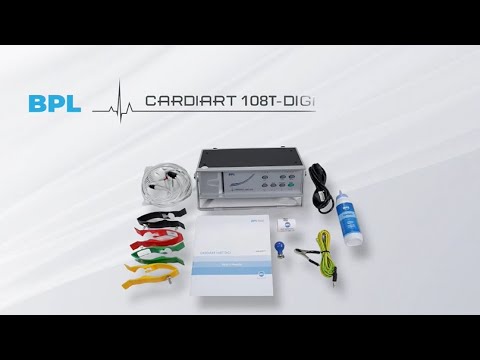 Bpl cardiart 108t digi ecg machine, portable, number of chan...