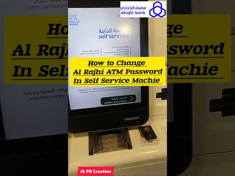How to Change AlRajhi ATM Password in Pos Machine @jsprcreation #ksa #alrajhibank #atmpin