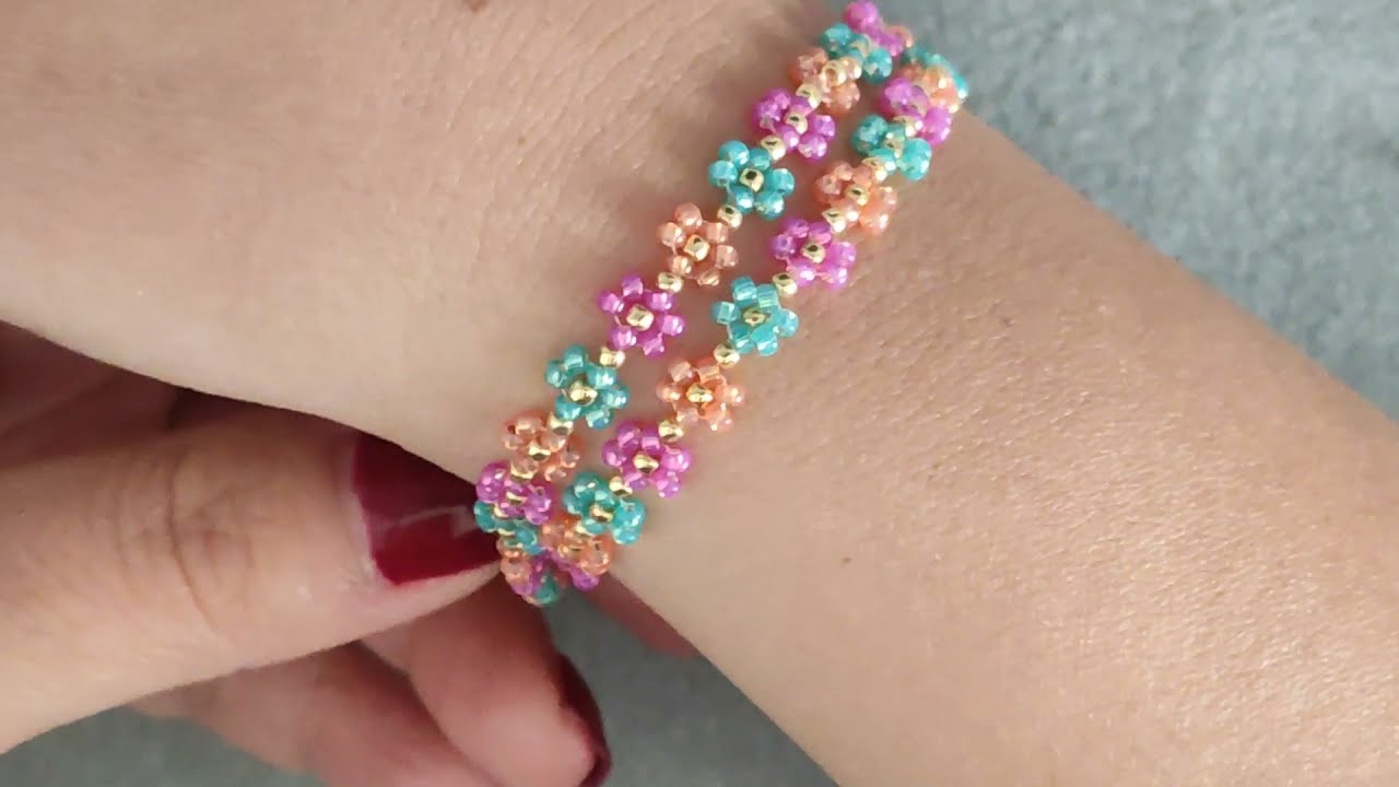 Tutorial collana fiorellini per principianti Estate 2021