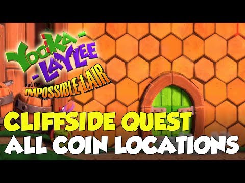 Yooka-Laylee And The Impossible Lair Cliffside Quest All Coin Locations