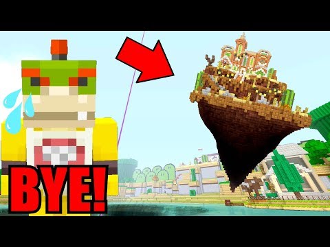 Minecraft | Nintendo Fun House | Bowser Jr's House Flew Away! [418]