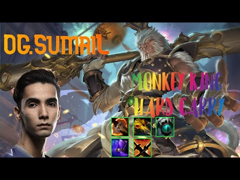 OG.SumaiL - Monkey-king HARDCARRY | 18-2-10 | MMR|RANKDOTA